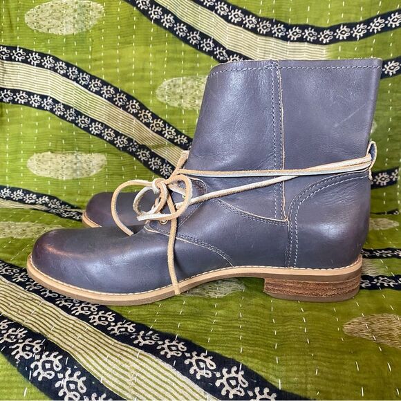 Timberland Blue EarthKeepers Savin Hill Lace Leather Ankle Boots Size 9 - Picture 7 of 15